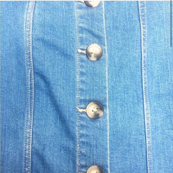 Anthropologie pilco and the letterpress denim midi skirt - Picture 3 of 7